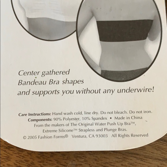 NWT Fashion Forms Bandeau Bra size M - Picture 6 of 8